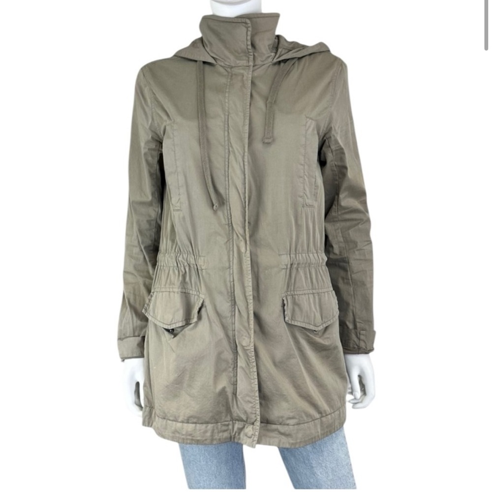 James Perse Khaki Windbreaker Casual Jacket Size M